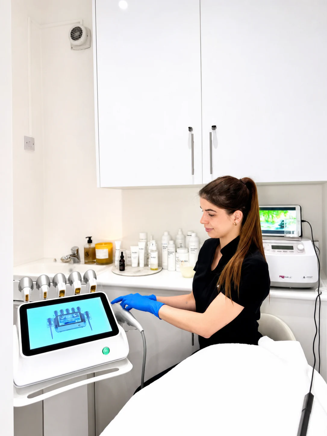 Treatment equipment at JM Aesthetic Clinic